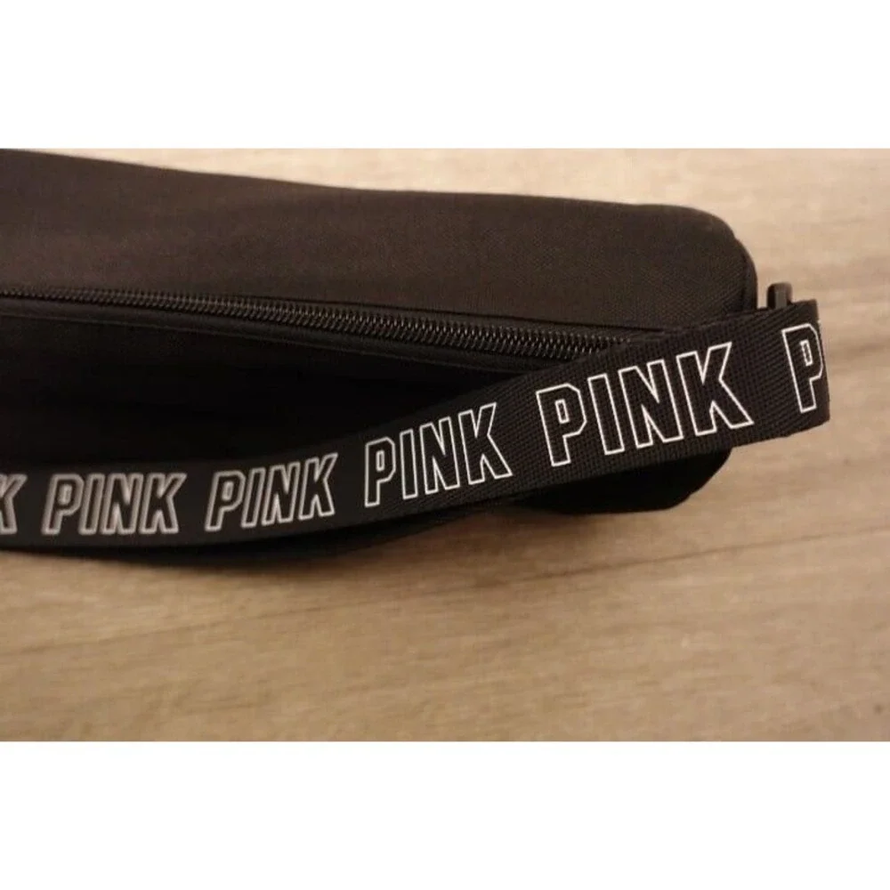 PINK sling insulated cooler bag can carrier Black Victoria's Secret VS Crossbody